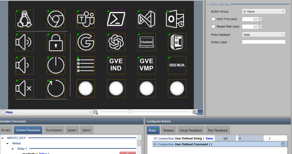 Extron PC Controller - UI